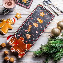 Półmisek świąteczny EASY LIFE GINGERBREAD 36 x 16 cm