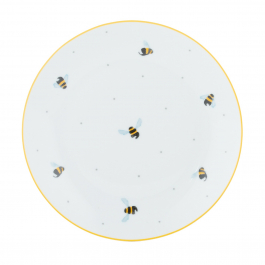 PRICE AND KENSINGTON Sweet Bee 20,5 cm - talerz deserowy porcelanowy