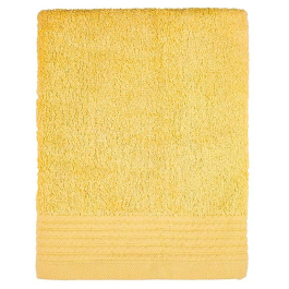 Ręcznik łazienkowy bawełniany MISS LUCY BRUNO ŻÓŁTY 50 x 90 cm