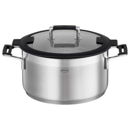 ROESLE Silence Pro 5,8 l - garnek ze stali nierdzewnej z pokrywką do odcedzania