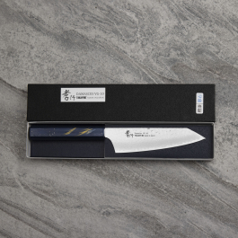 SAKAI TAKAYUKI Urushi Saiseki 16 cm - japoński nóż szefa kuchni ze stali damasceńskiej