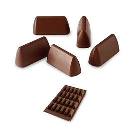 SILIKOMART Easy Choc Choco Gianduia - forma do czekoladek i pralin silikonowa