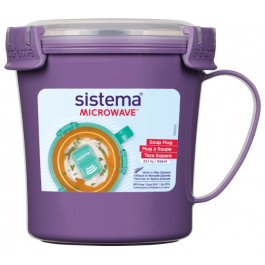 SISTEMA Microwave Medium Soup Mug Colour 0,65 l - lunch box / pojemnik na zupę do mikrofali