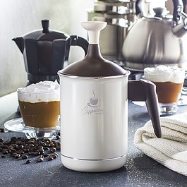 PEDRINI Milk 1 l - spieniacz do mleka ręczny aluminiowy