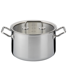 SPRING Brigade Basic 3,7 l - garnek ze stali nierdzewnej z pokrywką