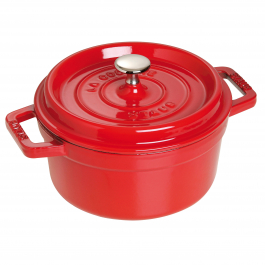 STAUB La Cocotte 2,6 l czerwony - garnek żeliwny z pokrywką