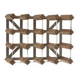 Stojak na wino drewniany BAR PROFESSIONAL STAND BRĄZOWY 38 x 32 cm
