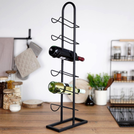 Stojak na wino metalowy 13 x 84,5 cm