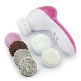 BOTTI Rewi różowa - szczoteczka do twarzy i ciała elektryczna plastikowa