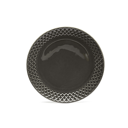 SAGAFORM Coffee 20 cm szary - talerz deserowy ceramiczny