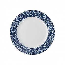 Talerz deserowy porcelanowy LAURA ASHLEY SWEET ALLYSUM BIAŁY 18 cm