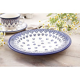 BOLESŁAWIEC GU-1419 DEK. 882A 24 cm - talerz obiadowy głęboki ceramiczny