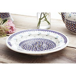 BOLESŁAWIEC GU-1419 DEK. 892 24 cm - talerz obiadowy głęboki ceramiczny