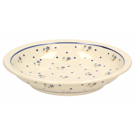 Talerz obiadowy głęboki Ceramika Bolesławiec 22 cm - dek. 111 (drugi gatunek)