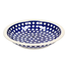 Talerz obiadowy głęboki Ceramika Bolesławiec 22 cm - dek. 42 (drugi gatunek)