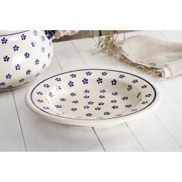 Talerz obiadowy głęboki Ceramika Bolesławiec 24 cm - dek. 225 (drugi gatunek)