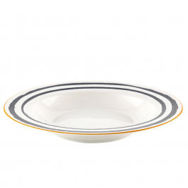 Talerz obiadowy głęboki porcelanowy FLORINA HAMPTONS II 22 cm