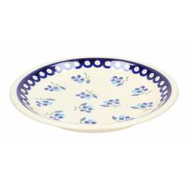 Talerz obiadowy płytki Ceramika Bolesławiec 24 cm - dek. 890 (drugi gatunek)