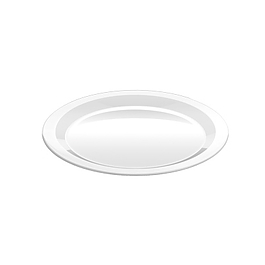 Talerz obiadowy płytki porcelanowy TESCOMA GUSTITO PORCELAIN BIAŁY 27 cm