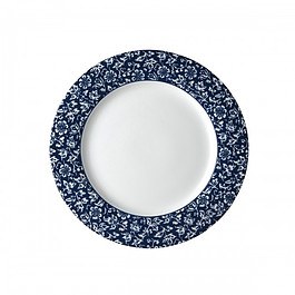 Talerz obiadowy porcelanowy LAURA ASHLEY SWEET ALLYSUM BIAŁY 23 cm