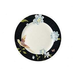 Talerz deserowy porcelanowy LAURA ASHLEY HERITAGE MIDNIGHT GRANATOWY 18 cm