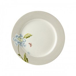 Talerz obiadowy płytki porcelanowy LAURA ASHLEY HERITAGE MLDNIGHT CANDY BEŻOWY 20 cm