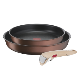 TEFAL Ingenio Eco Respect 2 szt. - zestaw patelni nieprzywierających z odpinanym uchwytem