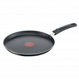 TEFAL Simply Clean 25 cm czarna - patelnia do naleśników tytanowa nieprzywierająca