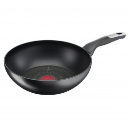 TEFAL Unlimited 28 cm czarna - patelnia / wok tytanowy nieprzywierający