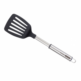 TESCOMA GrandCHEF+ 35 cm czarna - łopatka kuchenna ażurowa nylonowa