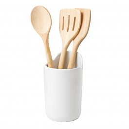 TESCOMA Online biały - pojemnik na przybory kuchenne ceramiczny