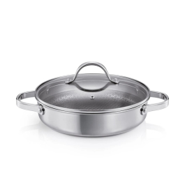 TESCOMA SteelCRAFT 24 cm - patelnia nieprzywierająca z pokrywką