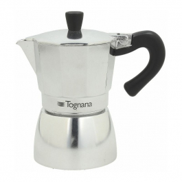 TOGNANA Mirror na 3 filiżanki espresso (3 tz) - kawiarka aluminiowa ciśnieniowa