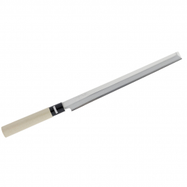 TOJIRO Shirogami 27 cm beżowy - nóż Sashimi ze stali wysokowęglowej