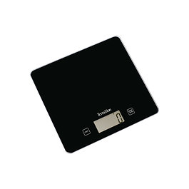 Waga kuchenna elektroniczna szklana TERRAILLON BLACK CZARNA