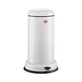 WESCO Baseboy matt 20 l biały - kosz na śmieci z pedałem stalowy
