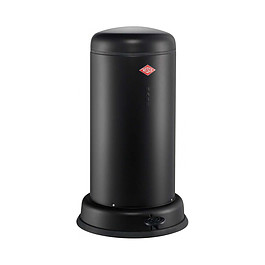 WESCO Baseboy matt 20 l czarny - kosz na śmieci z pedałem stalowy