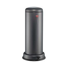 WESCO Big Baseboy matt 30 l grafitowy - kosz na śmieci z pedałem stalowy