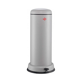 WESCO Big Baseboy matt 30 l szary - kosz na śmieci z pedałem stalowy