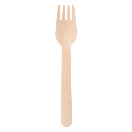Widelec drewniany dł. 16 cm (op. 100 szt) - VERLO (nowość)
