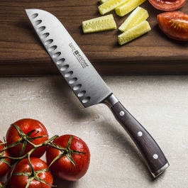 WUSTHOF Ikon 17 cm - nóż japoński Santoku ze stali nierdzewnej