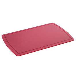 ZASSENHAUS Easy Cut Plus 38 x 25 cm czerwona - deska do krojenia plastikowa