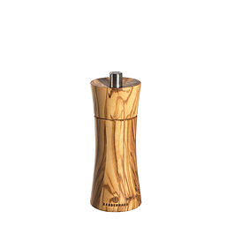 ZASSENHAUS Frankfurt Olive Salt 14 cm brązowy - młynek do soli drewniany ręczny