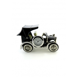Zegar stojący auto metalowy CARRO CZARNY 8 cm