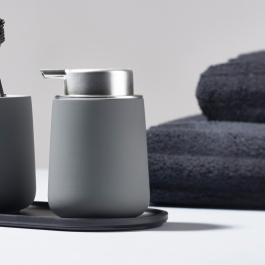 ZONE DENMARK Nova 250 ml - dozownik do mydła w płynie lub płynu do mycia naczyń porcelanowy