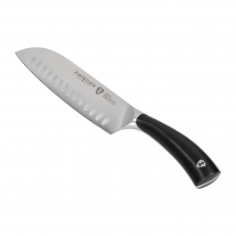 ZWIEGER Obsidian 18 cm czarny - nóż Santoku ze stali nierdzewnej 