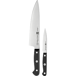 ZWILLING Gourmet 2 el. czarne - noże kuchenne ze stali nierdzewnej