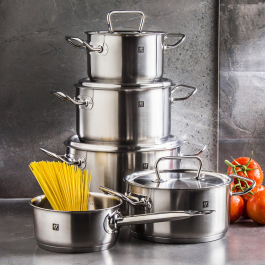 ZWILLING Twin Classic - zestaw 5 garnków ze stali nierdzewnej z pokrywkami