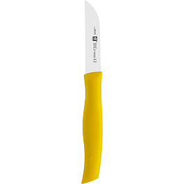 ZWILLING Twin Grip 8 cm żółty - nóż do obierania warzyw i owoców stalowy