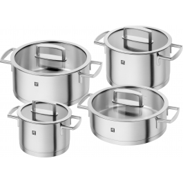 ZWILLING Vitality - zestaw 4 garnków ze stali nierdzewnej z pokrywkami